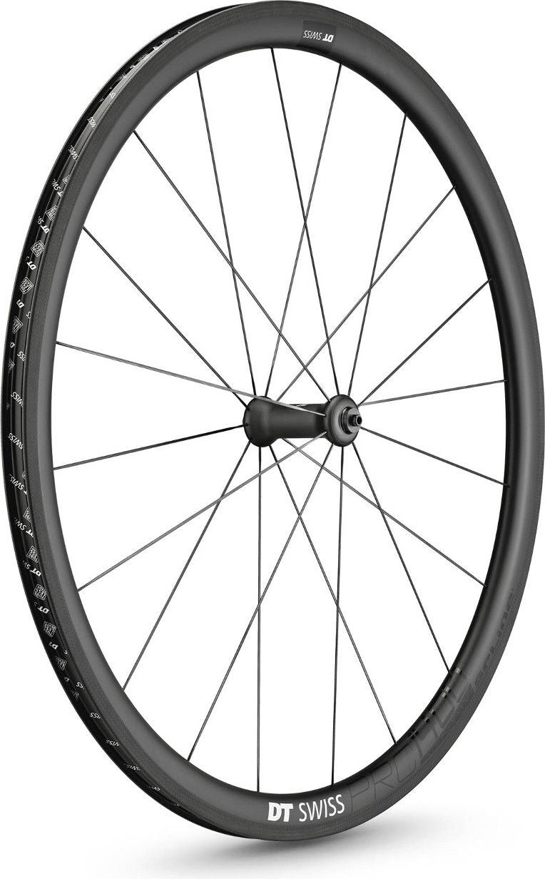 Roue Avant DT SWISS  PRC 1400 SPLINE Carbone 35mm Pneu