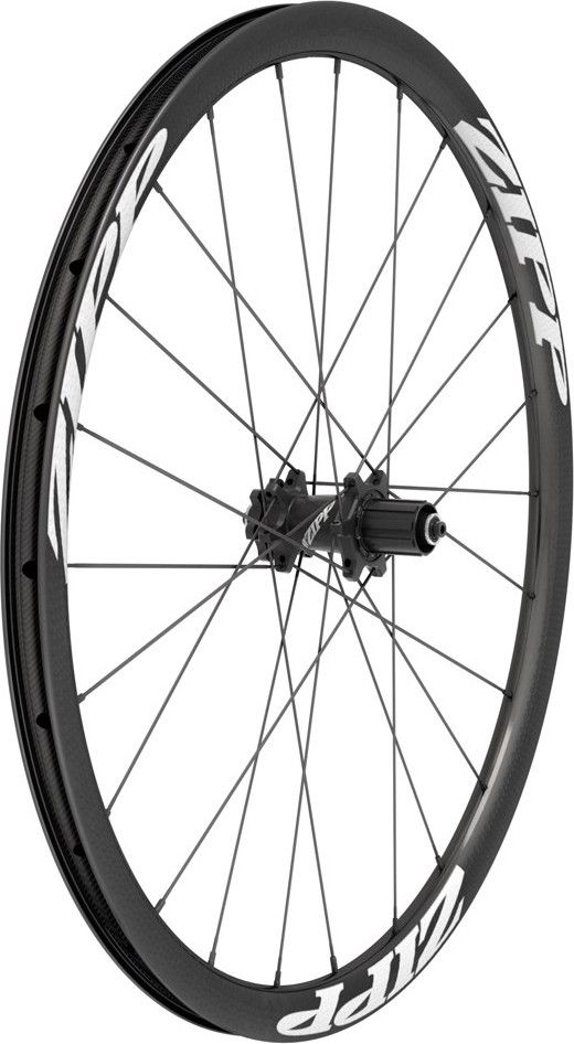 Roue Arrière Zipp 202 Firecrest V2 Tubeless Disc | 9/12x135/142mm | Corps Campagnolo | Stickers Blanc