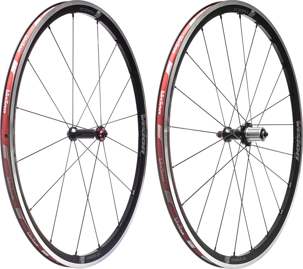 Paire de Roues VISION TRIMAX 30 Shimano/Sram 11v Noir