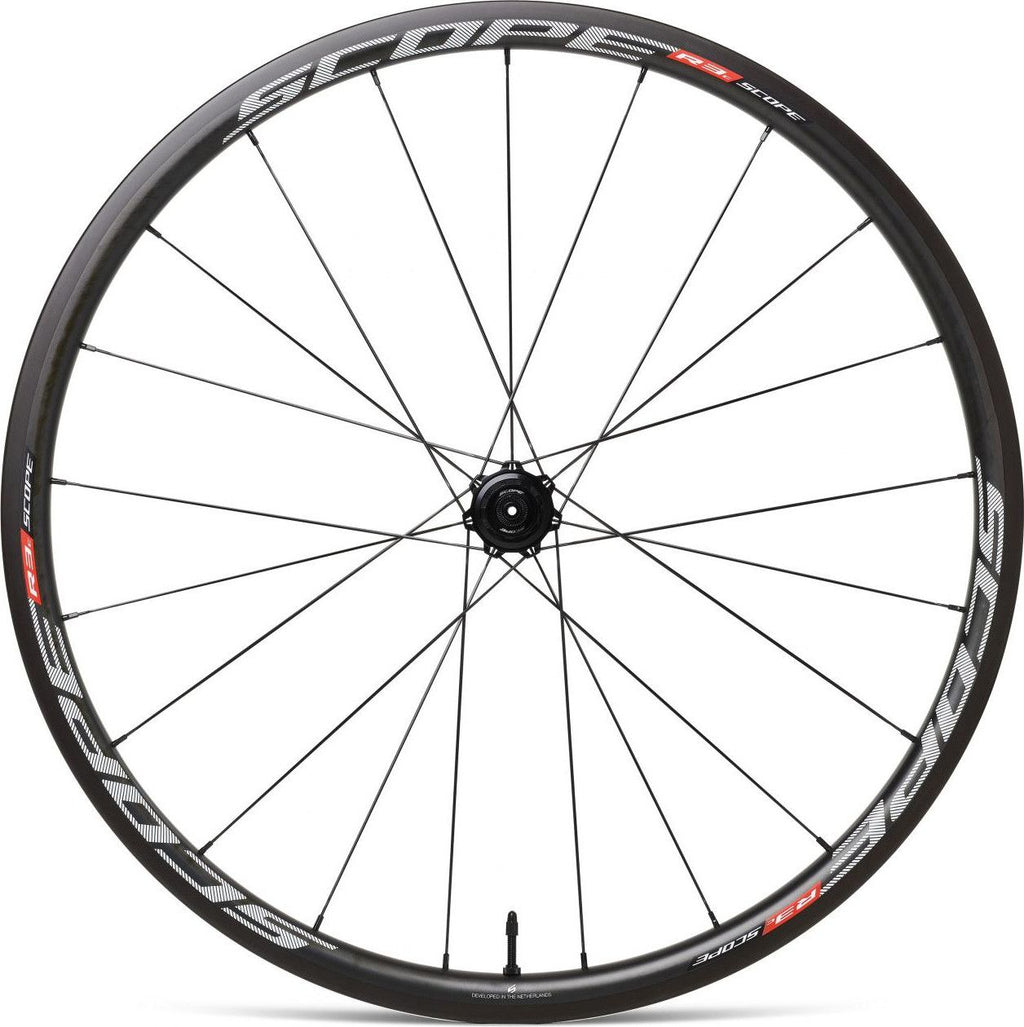 Paire de Roues Scope R3C Carbon 30 mm (Largeur 24 mm) | 9x100 - 9x130mm | Corps Shimano/Sram