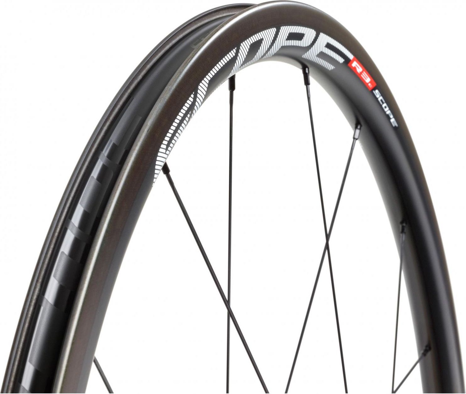 Paire de Roues Scope R3C Carbon 30 mm (Largeur 24 mm) | 9x100 - 9x130mm | Corps Shimano/Sram