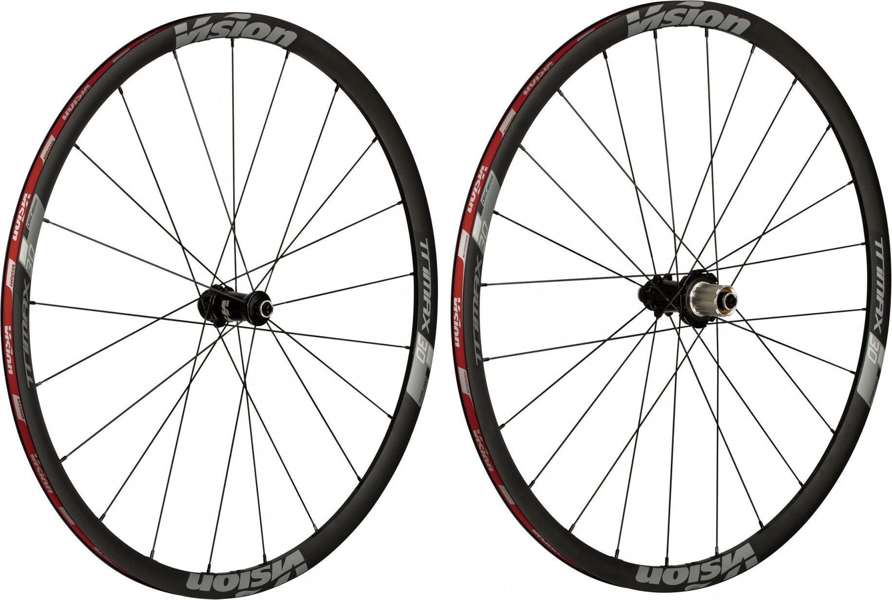 Paire de Roues Vision Trimax 30 Disc Tubeless Centerlock | 12x100 - 12x135