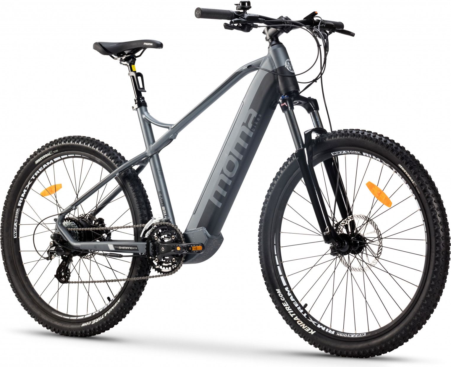 VTT Électrique Semi-Rigide Moma Bikes E-MTB 27.5'' Shimano Altus 8V Gris