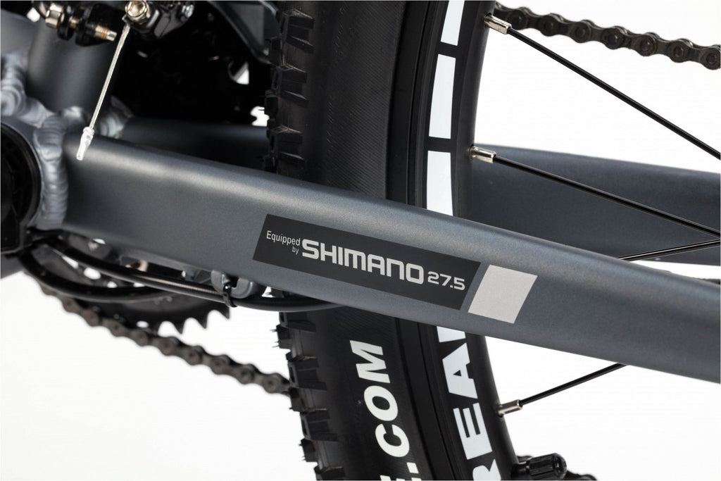 VTT Électrique Semi-Rigide Moma Bikes E-MTB 27.5'' Shimano Altus 8V Gris