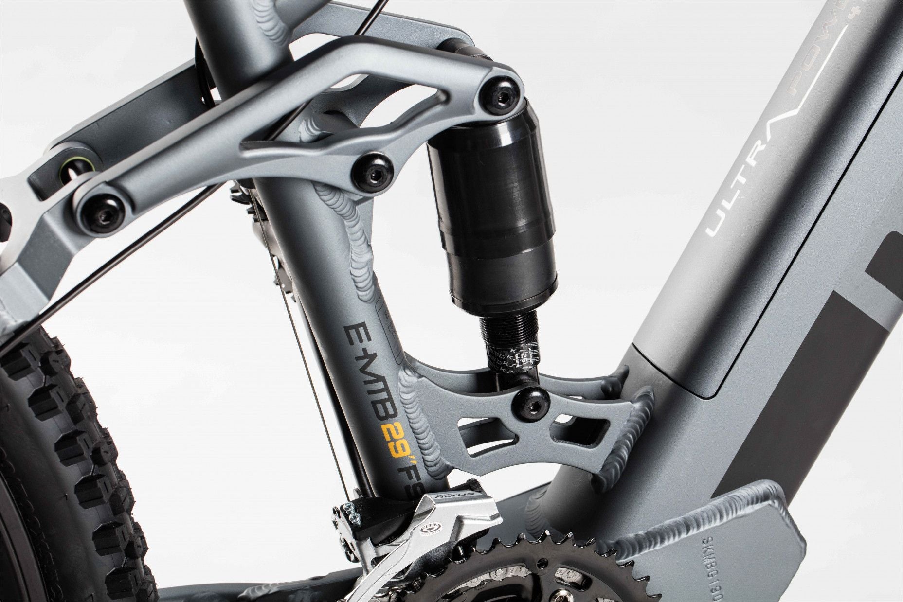 VTT Électrique Tout Suspendu Moma E-MTB 29'' Shimano Altus 8V Gris