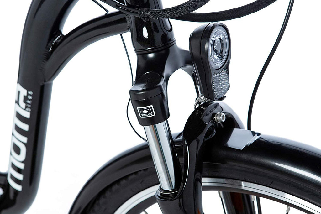 Vélo de ville électrique Moma Bikes 26.2 Shimano 7V Noir