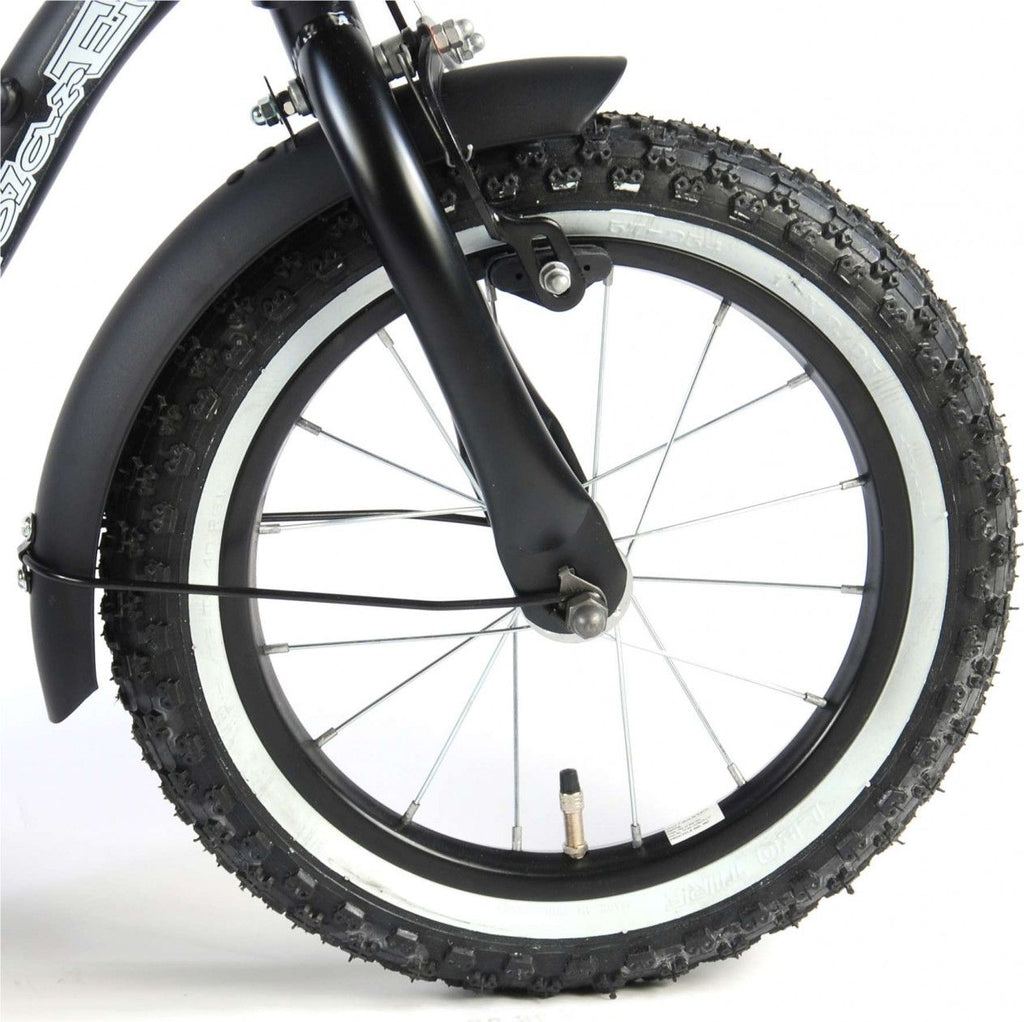 Vélo enfant Volare Black Cruiser - garçon - 14 po - noir - assemblé à 95 %