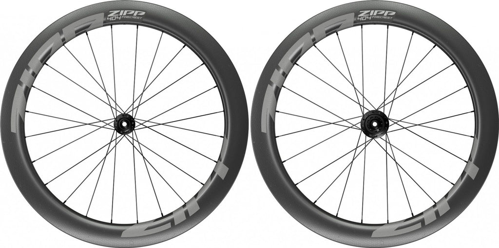 Paire de Roues Zipp 404 Firecrest Tubeless 700 Disc | 12x100 - 12x142mm | Noir