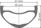 Roue Avant DT Swiss EXC 1200 Spline 27.5'' 35mm | Boost 15x110mm | Centerlock