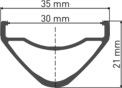 Roue Arrière DT Swiss HX 1501 Spline 27.5'' 30mm | Boost 12x148 mm | 6 trous