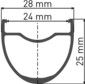 Roue Avant DT Swiss Hybrid HG 1800 Spline 25 650 Disc | Boost 12x110mm | Centerlock