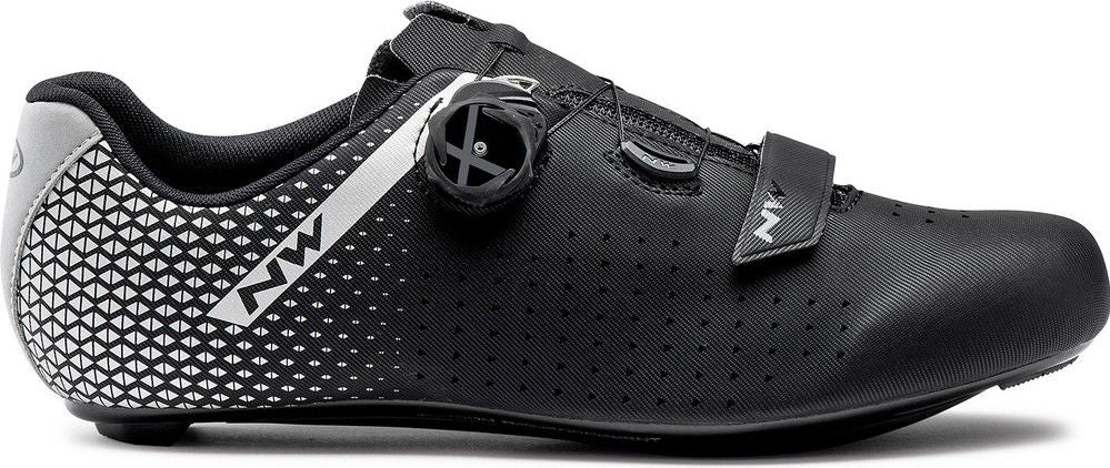 Chaussures Northwave CORE PLUS 2 Noir/Jaune Fluo T.47 - Produit Reconditionné