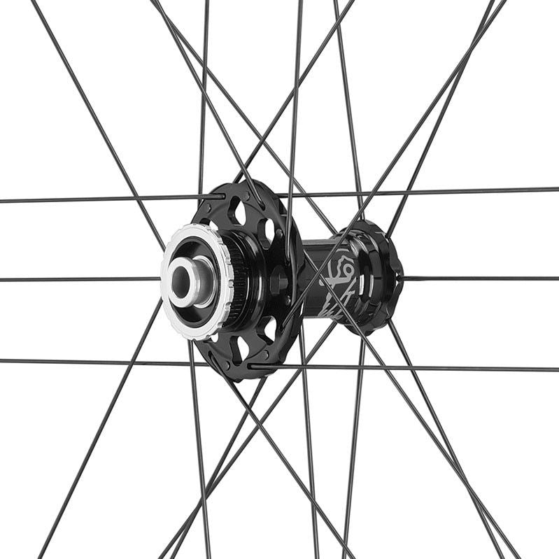 Paire de Roues Route Campagnolo Shamal Carbon Disc | 12x100 - 12x142 mm | Centerlock