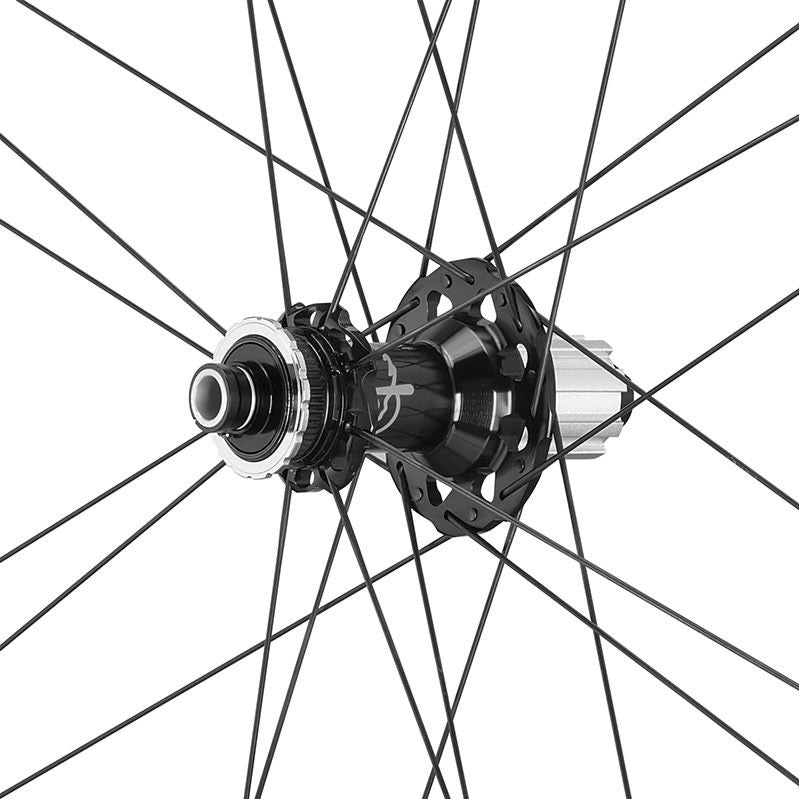Paire de Roues Route Campagnolo Shamal Carbon Disc | 12x100 - 12x142 mm | Centerlock