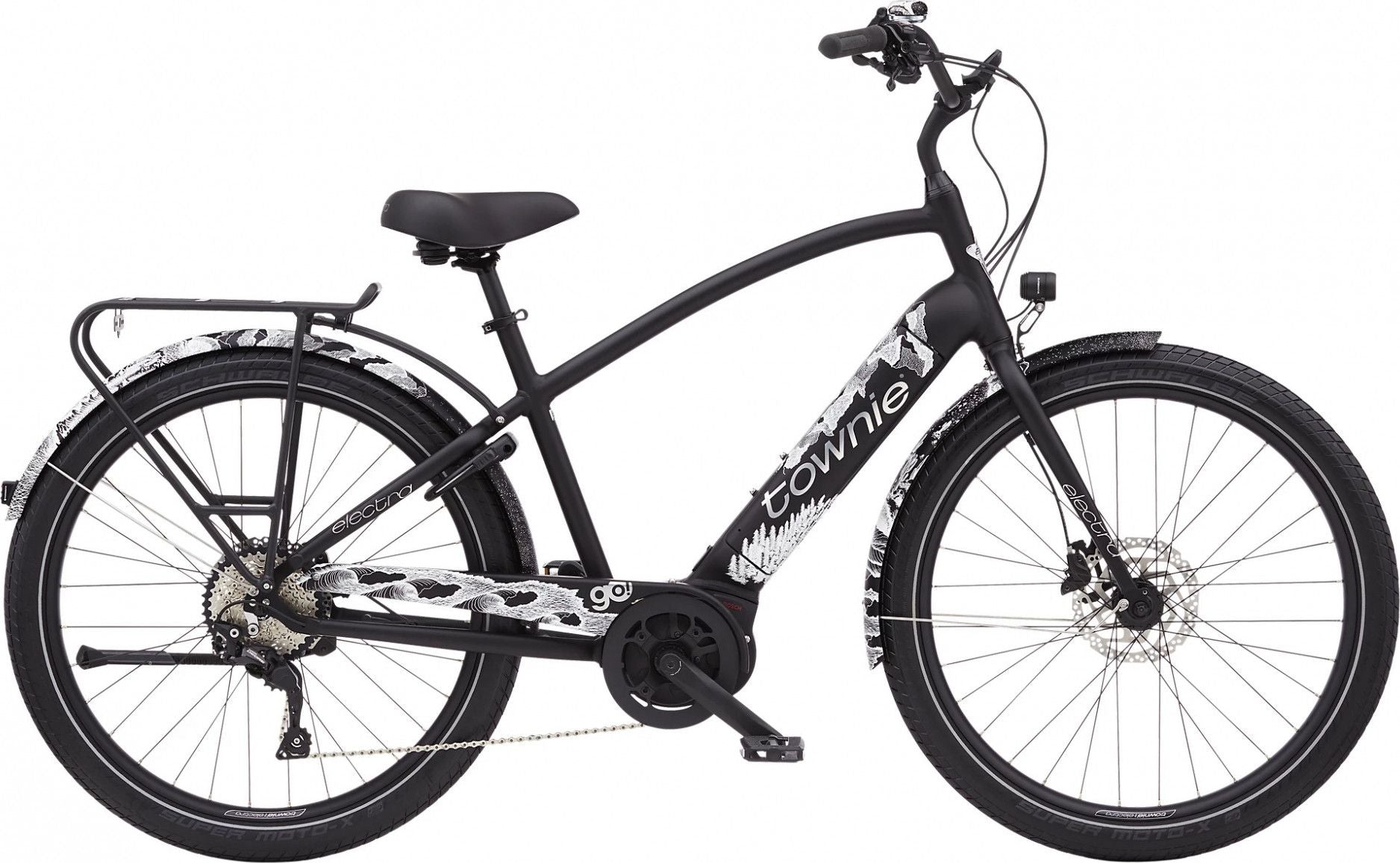Vélo de Ville Électrique Electra Townie Path Go 10D EQ Step-Over 500 Wh 27.5' Shimano Deore 10V Noir