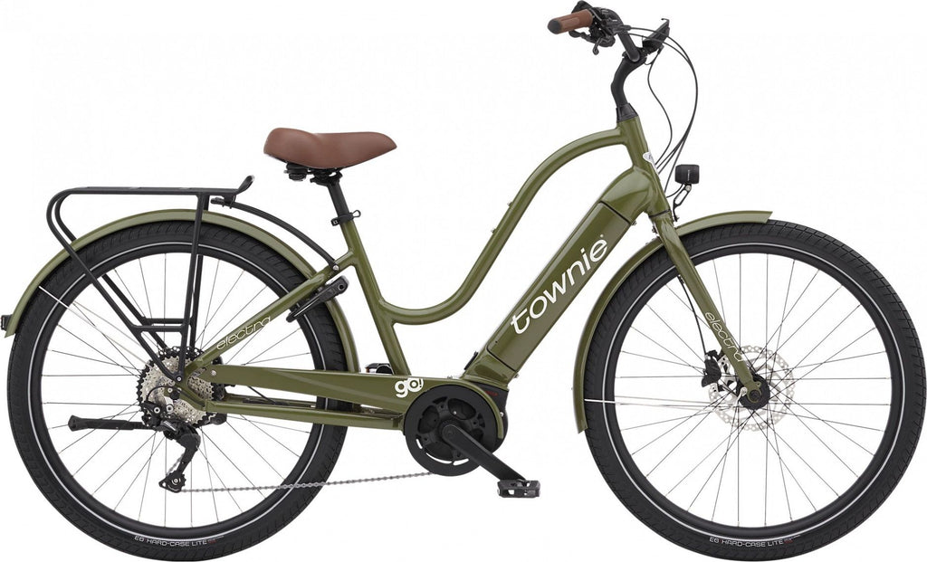Vélo de Ville Électrique Electra Townie Path Go 10D EQ Step-Thru 27.5' 500Wh Shimano Deore 10V Vert