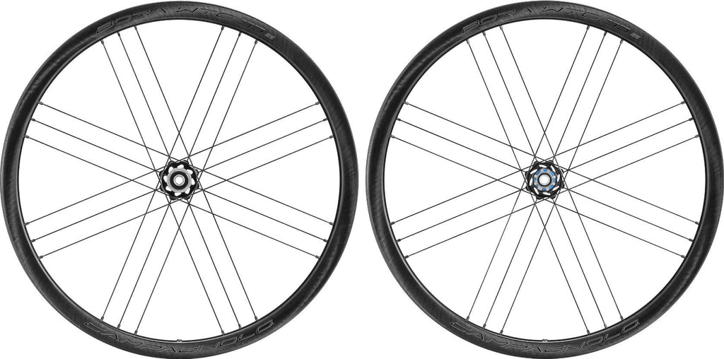 Paire de Roues Campagnolo Bora WTO 33 Carbon Disc | 12x100 - 12x142 mm | Centerlock