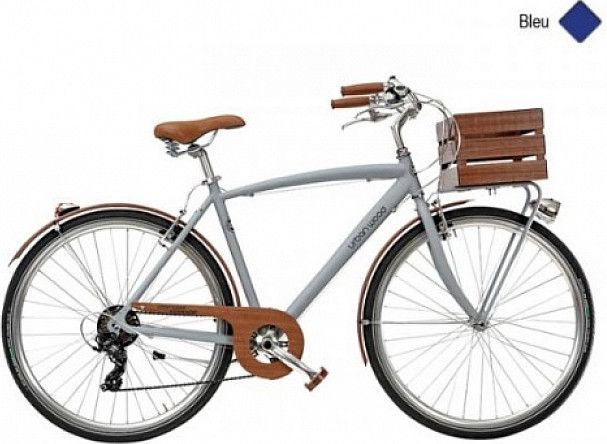 CASADEI VELO URBAN WOOD 28 HOMME 7V ALU BLEU H52