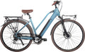 Vélo de Ville Électrique Bicyklet Camille Shimano Acera/Altus 8V 504 Wh 700 mm Bleu