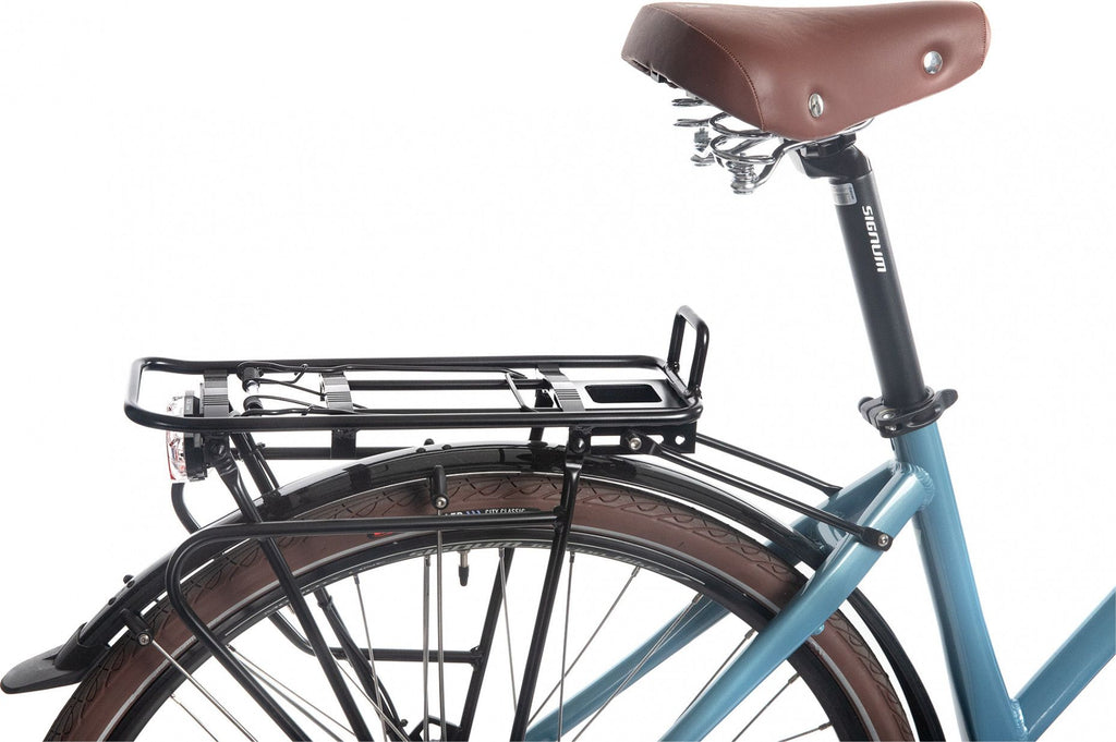 Vélo de Ville Électrique Bicyklet Camille Shimano Acera/Altus 8V 504 Wh 700 mm Bleu