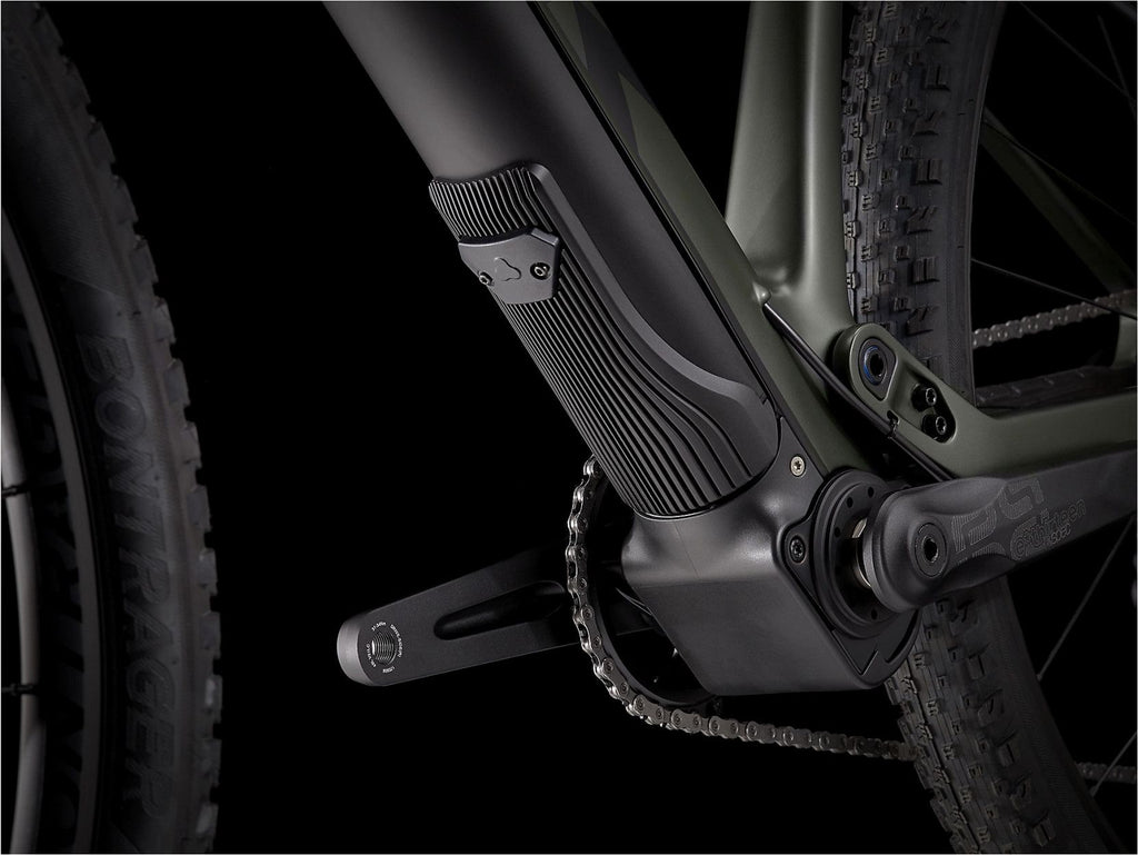 VTT Électrique Tout-Suspendu Trek E-Caliber 9.6 29'' 12V 250Wh Fazua 58Nm Satin Lithium Grey/Trek Black - Vélo d'Exposition