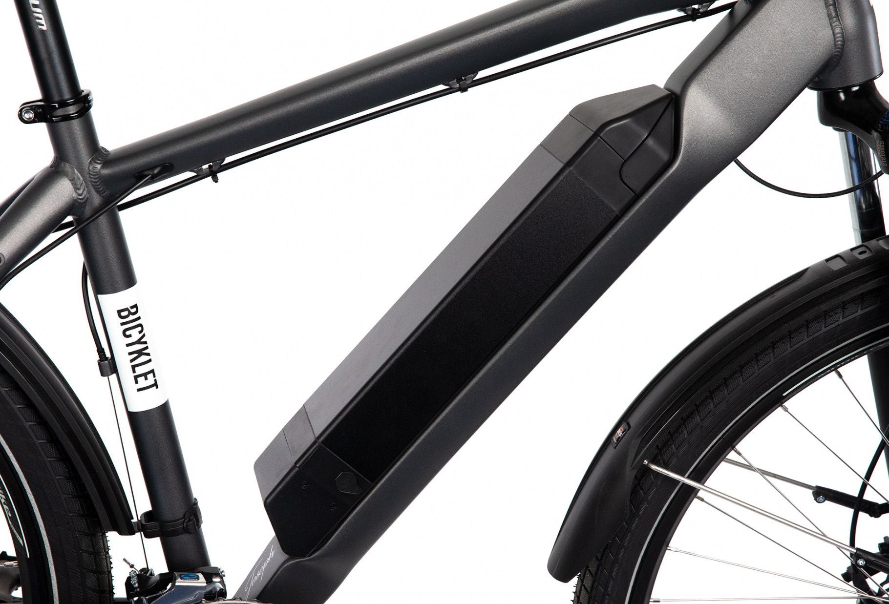 VTC Électrique Bicyklet Joseph Shimano Altus 7V 417 Wh 700 mm Noir Gris