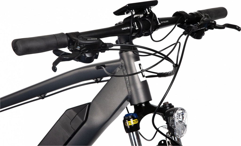 VTC Électrique Bicyklet Joseph Shimano Altus 7V 417 Wh 700 mm Noir Gris