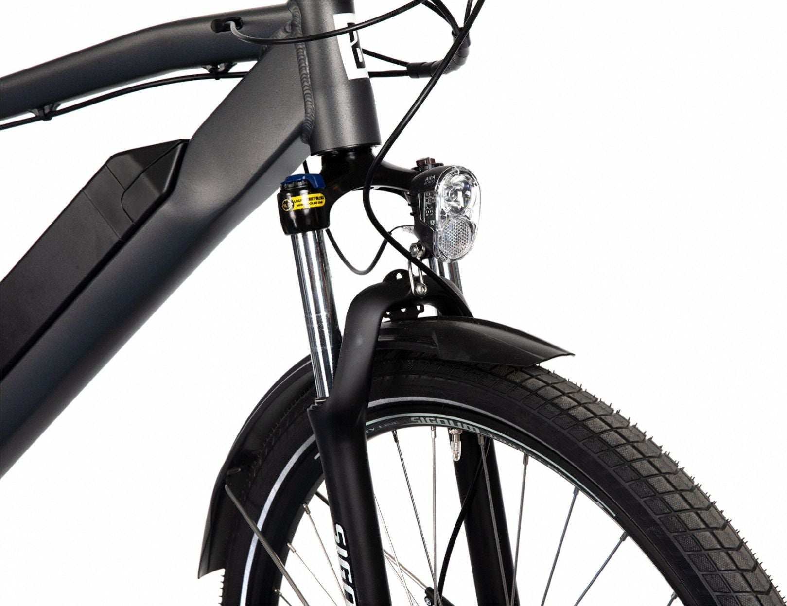 VTC Électrique Bicyklet Joseph Shimano Altus 7V 417 Wh 700 mm Noir Gris