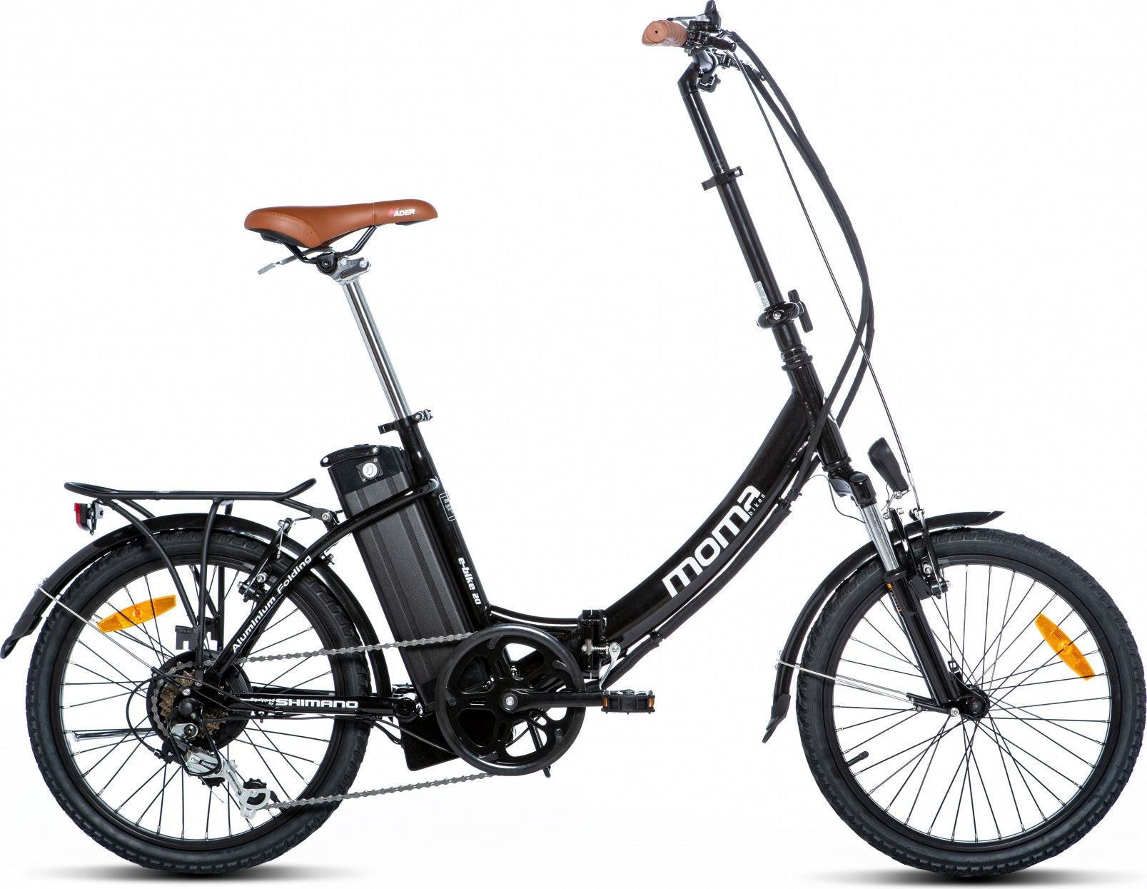 Vélo Pliant Électrique Moma Bikes E-20.2 Shimano 7v Noir