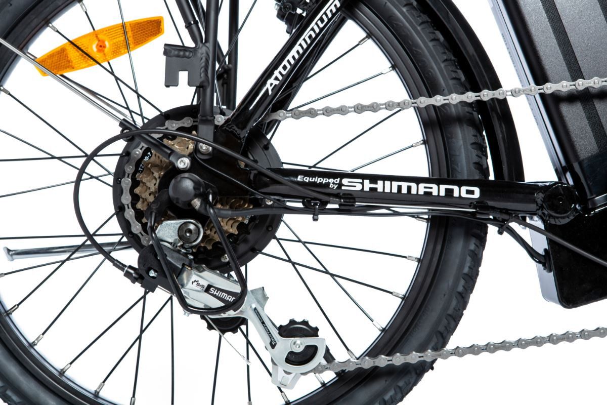Vélo Pliant Électrique Moma Bikes E-20.2 Shimano 7v Noir