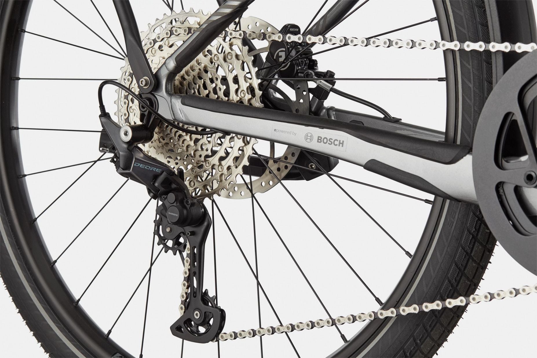 Vélo de Ville Électrique Cannondale Tesoro Neo X Speed Shimano Deore 12V 700 mm Grey
