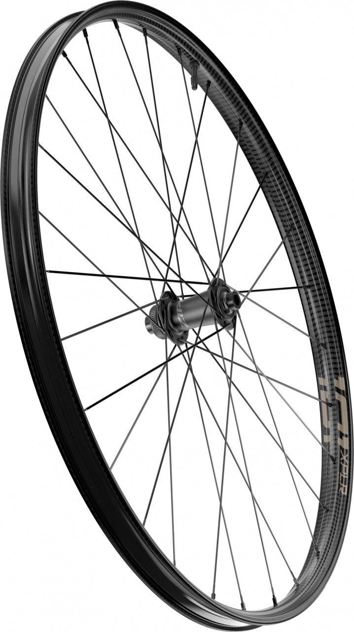 Roue Avant Zipp 101 XPLR Tubeless 700 Disc | 12x100mm | Centerlock | Noir et Beige Kwiqsand