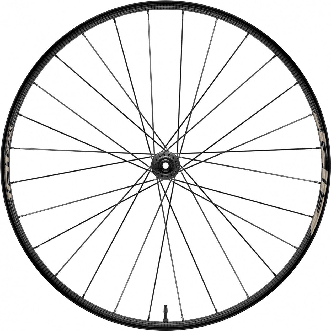 Roue Avant Zipp 101 XPLR Tubeless 700 Disc | 12x100mm | Centerlock | Noir et Beige Kwiqsand