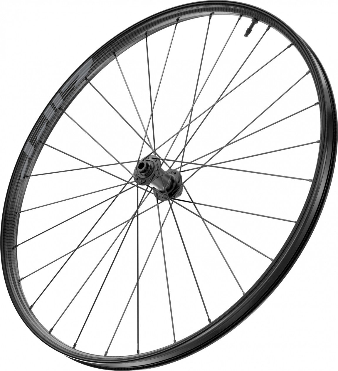 Roue Avant Zipp 101 XPLR Tubeless 650b Disc | 12x100mm | Centerlock | Noir et Gris
