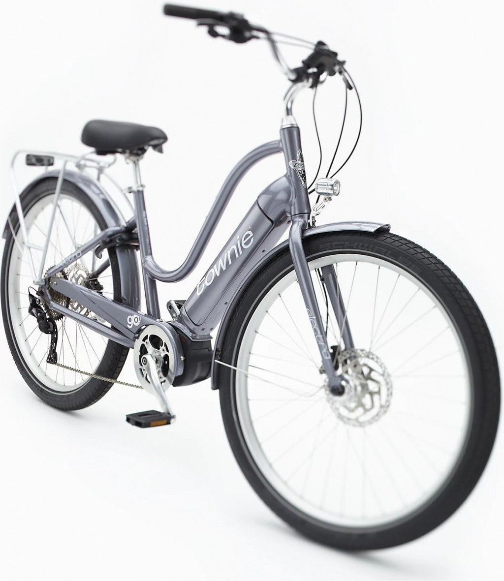 Vélo de Ville Électrique Electra Townie Path Go! 10D Equipped Step-Thru Shimano Deore 10V 500 Wh 27.5'' Gris Holographic