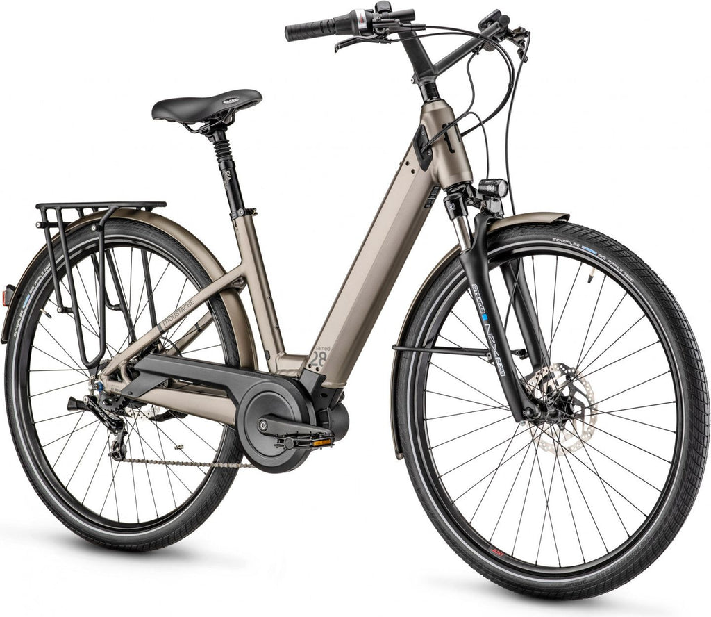Vélo Électrique Moustache Samedi 28.3 Open Shimano, Nexus 2023 Titanium. mat