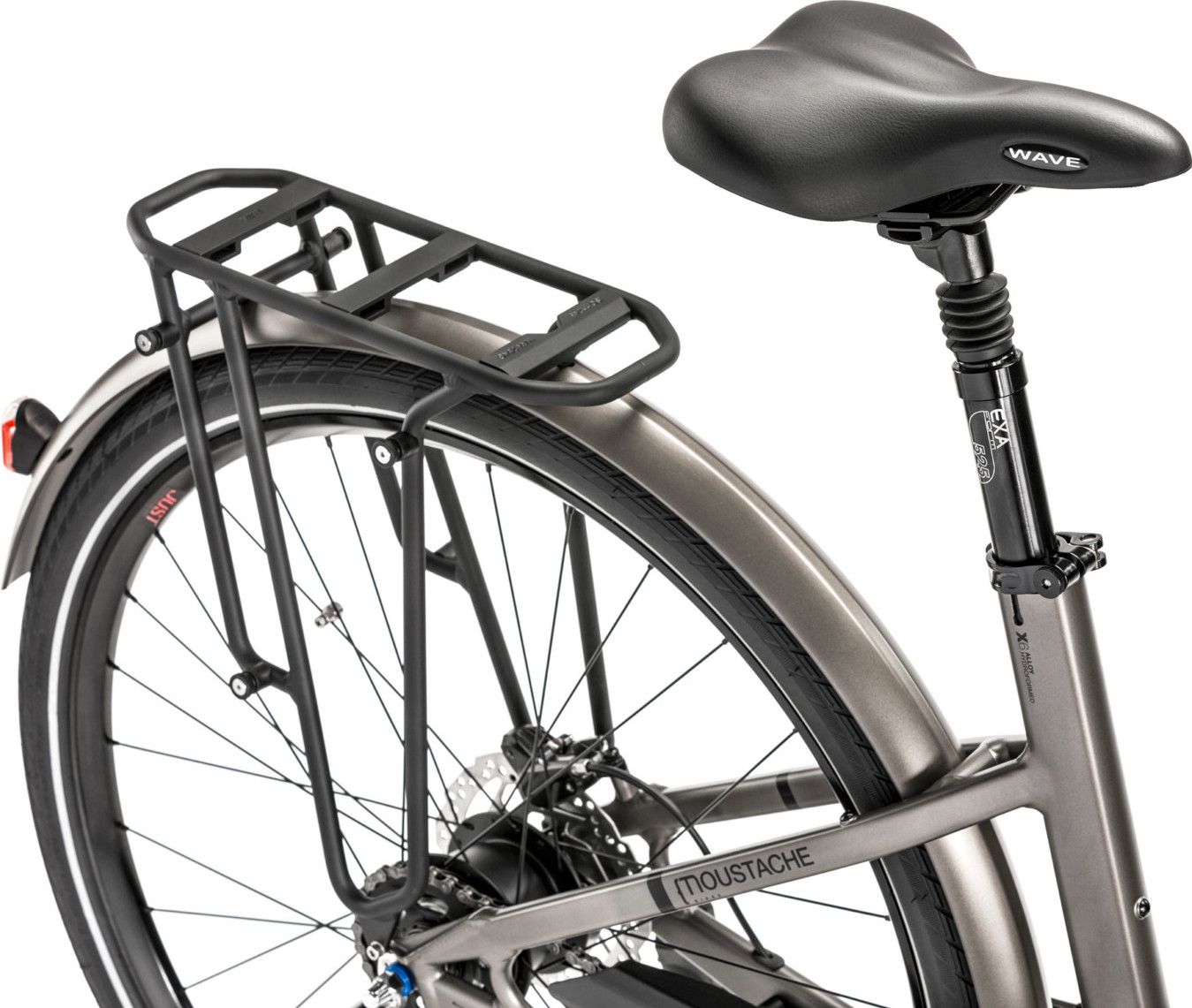 Vélo Électrique Moustache Samedi 28.3 Open Shimano, Nexus 2023 Titanium. mat