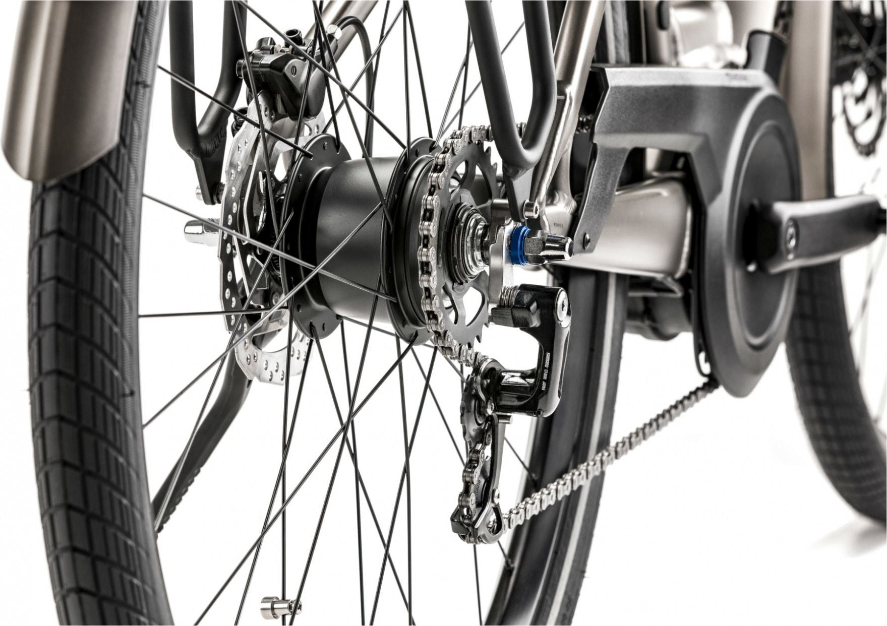 Vélo Électrique Moustache Samedi 28.3 Open Shimano, Nexus 2023 Titanium. mat