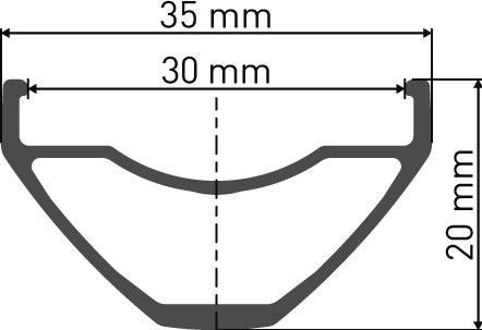 Roue Arrière DT Swiss M1900 Spline 30 29'' | Boost 12x148mm | Centerlock