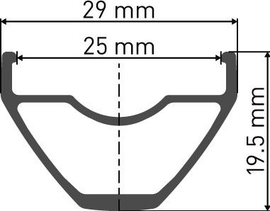 Roue Arrière DT Swiss X1900 Spline 29'' 25mm | Boost 12x148mm | Centerlock