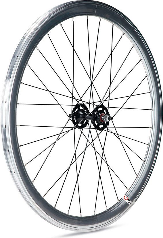 Roue Avant Gurpil Piste G42 Argent/Noir