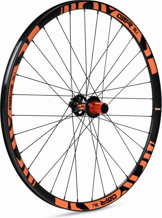 Roue Arrière Gurpil GTR SL20 27.5'' Tubeless Ready | 9x135mm | 6 Trous | Noir/Orange