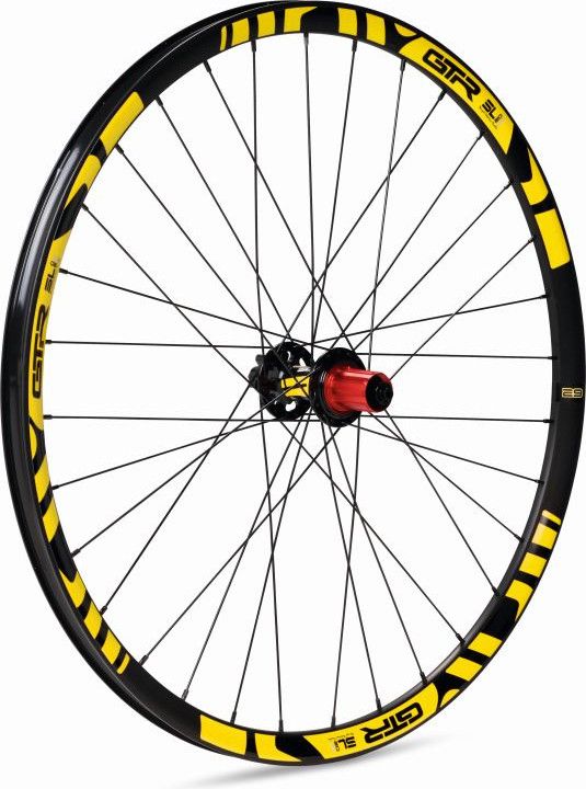 Roue Arrière Gurpil GTR SL20 29'' Tubeless Ready | 9x135mm/12x142mm | 6 Trous | Noir/Jaune