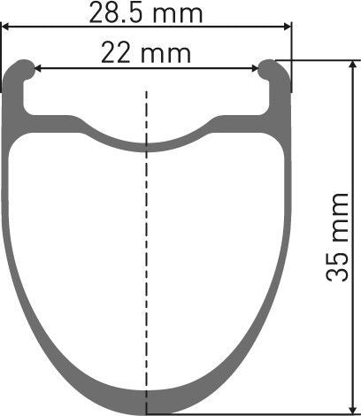 Roue Arrière DT Swiss ERC 1400 Dicut 650b 35 mm | 12x142 mm | Center Lock |
