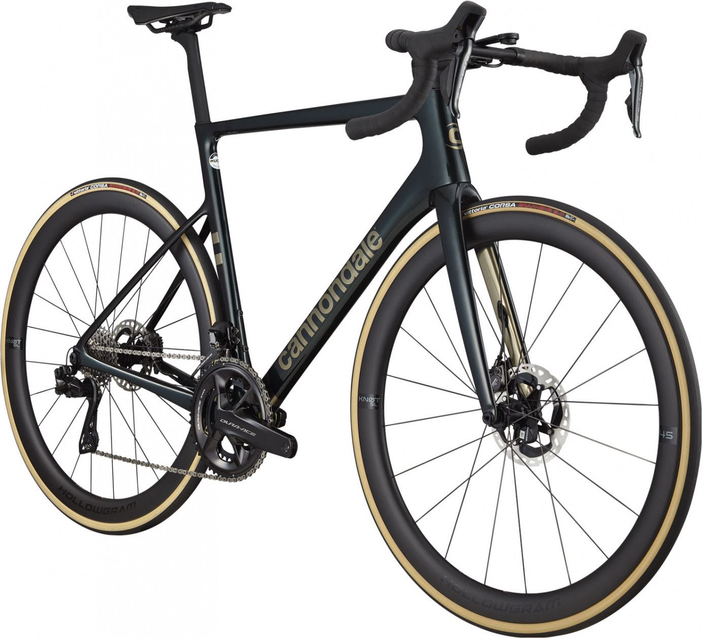 Vélo de Route Cannondale SuperSix EVO Hi-MOD Disc Shimano Dura-Ace Di2 12V 700 mm Vert Gunmetal