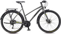 Vélo de Ville Monty Rock Shimano Altus 9V 700 mm Argent / Jaune
