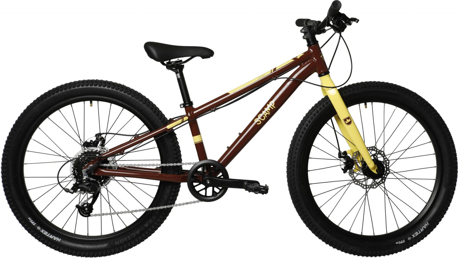 VTT Enfant Scamp HighFox microSHIFT Mezzo 8V 24'' Marron Jaune