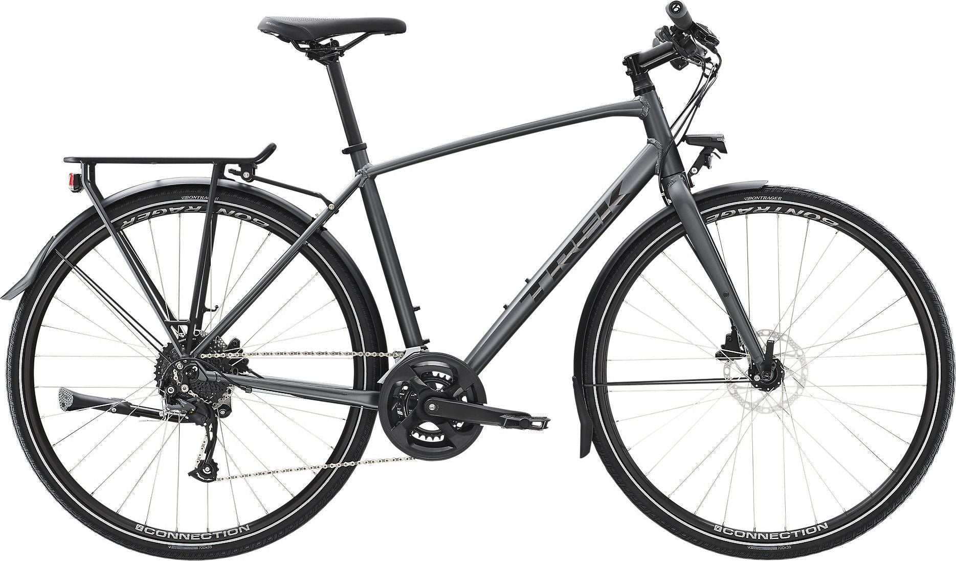 Vélo de Ville Trek FX 2 Disc EQ Shimano Acera/Altus 9V 700 mm Gris Lithium