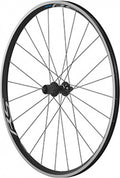 ROUES ROUTE 700 SHIMANO WH-RS100 NOIR 11V. COMPATIBLE 10V. DECO BLANC  (AVANT + ARRIERE)