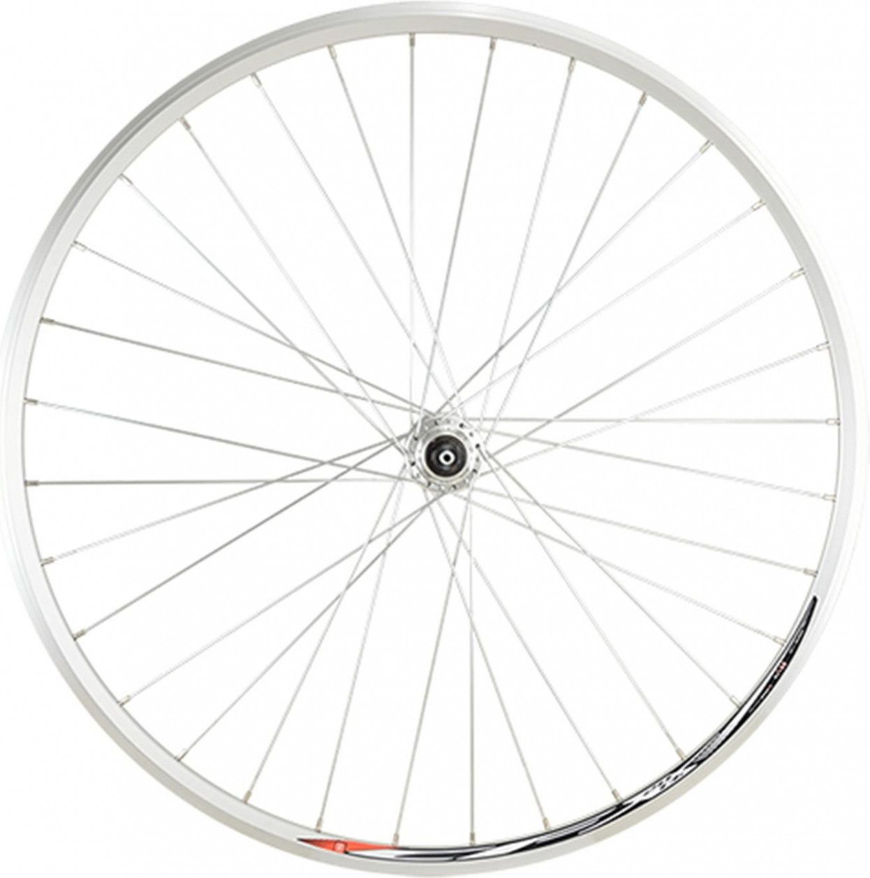 Roue route 700 ar blocage rl a visser 5/6/7v jante argent mach1 cfx20 moy miche magnum 32t